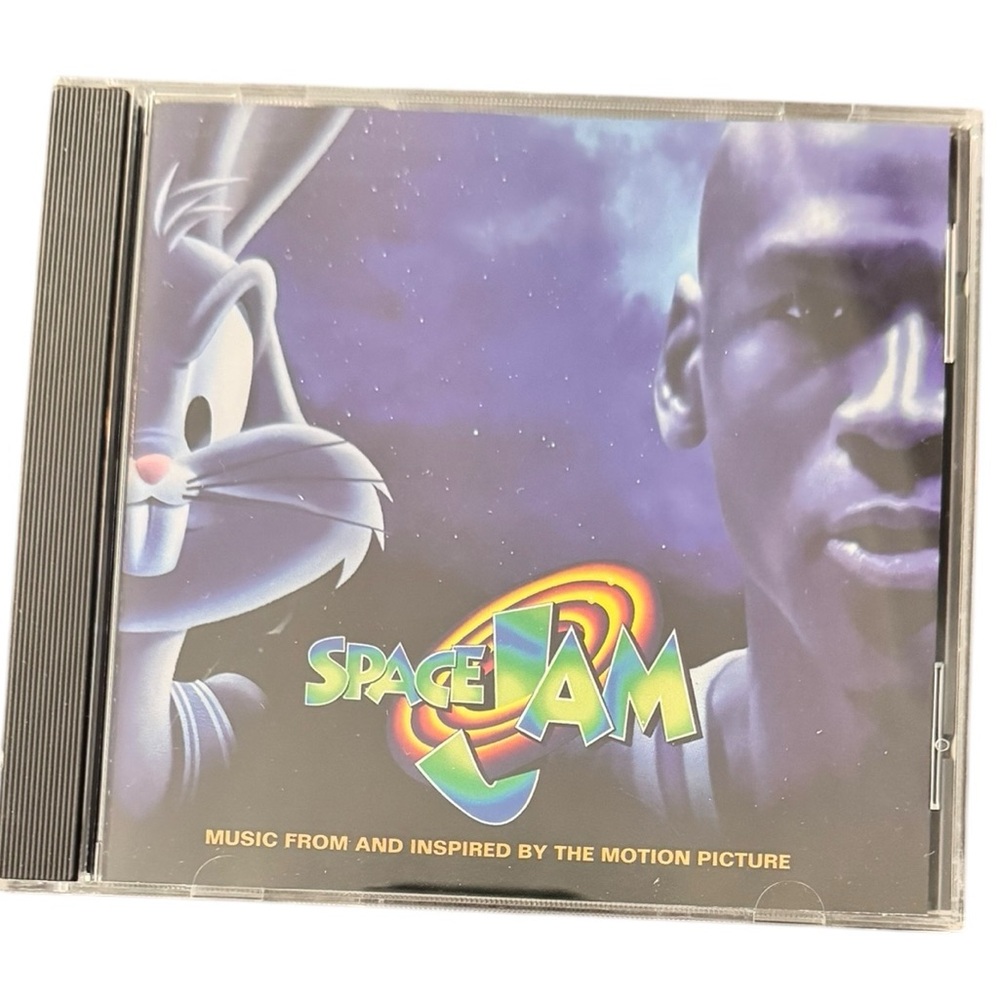 🔵 3/ $15 - Space Jam Movie Soundtrack CD - Black Case